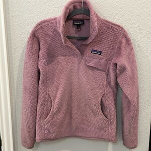 Patagonia Purple Fleece‎ Women Small Snap-T Pullover